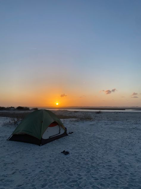 Beach Camping Aesthetic Night, Camping Sunset Aesthetic, Camp On The Beach, Beach Tent Aesthetic, Camping By The Beach, Camping Beach Aesthetic, Camping Aesthetic Beach, Beach Granola Aesthetic, Beach Camping Aesthetic