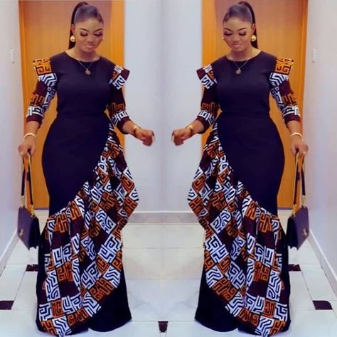 Long Kitenge Dresses, Ankara Dress Styles For Women, Dressing Styles For Women, African Party Dresses, Long African Dresses, African Print Dress Ankara, Short African Dresses, Best African Dresses, African Inspired Clothing