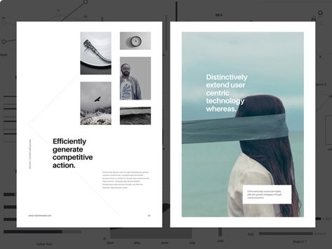 30 Minimal Brochure Design for Inspiration Font Guide, Powerpoint Charts, Proposal Design, Brochure Design Inspiration, Presentation Design Template, Magazine Layout Design, Design Presentation, Design Brochure, Keynote Presentation