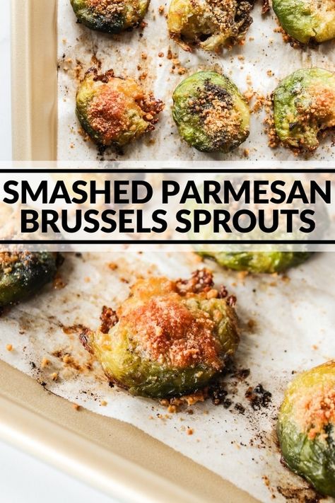 Parmesan Brussel Sprouts, Brussel Sprout Recipe, Parmesan Brussels Sprouts, Sprout Recipe, Dairy Free Pesto, Roasted Sprouts, Vegetable Recipe, Healthier Meals, Instagram Recipes