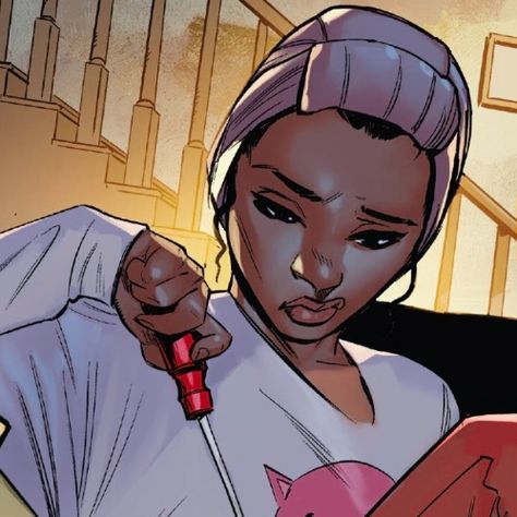 Riri Williams Aesthetic, Riri Williams Comic, Ironheart Comic, Riri Williams Icon, Riri Williams, Uk Icon, Black Superheroes, Personal Investigation, Black Comics