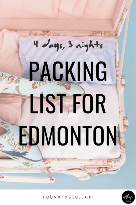 As usual, I'm going to Edmonton for work. Here's my packing list for Edmonton going for four days, three nights, office casual style and one nice dinner. Edmonton Outfits, Nice Dinner, Fun Dinners, Four Days, Bus Driver, Computer Bags, What To Pack, Office Casual, Weekend Trips