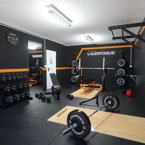 Home Gym Ideas Small, Basement Gym Ideas, Small Home Gyms, Home Gym Basement, Dream Home Gym, Gym Design Interior, Small Home Gym, Doors Diy, Home Gym Garage