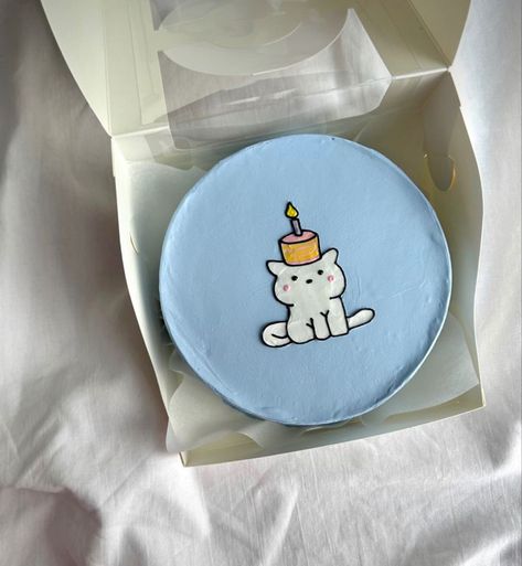 4 In 1 Bento Cake Design, Cute Small Cake Designs, Cute Small Birthday Cakes, Cute Cat Cakes Birthday, Bento Cake Cute, Cute Bento Cakes, Small Cake Designs, Cat Cakes Birthday, Funny Cake Designs