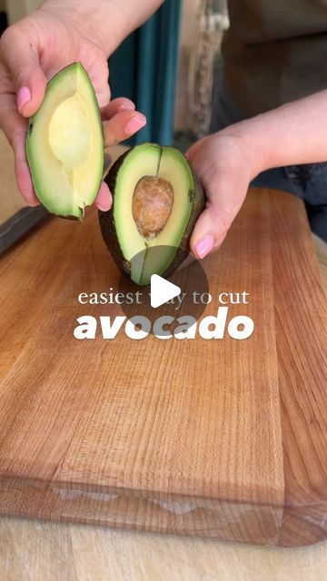 Sanaz on Instagram: "easiest way to cut an 🥑🔪 avocado without striking the pit & spooning out the flesh! 

#avocado #avocadolove #kitchenhacks" How To Cut Avocado, The Flesh, The Pit, In The Flesh, Kitchen Hacks, Avocado, On Instagram, Instagram