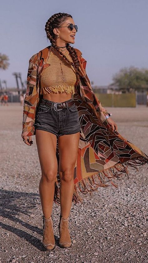 Gorgeous Mode Coachella, Look Da Festival, Look Hippie Chic, Boho Festival Outfit, Look Boho Chic, Festival Chic, Ethno Style, Summer Festival Outfit, Look Festival