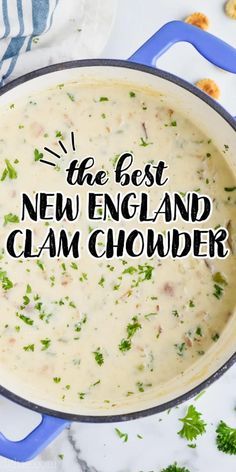 Traditional Clam Chowder, Soup Clam Chowder, Clam Chowder Recipe New England Crockpot, Clam Chowder Recipe With Fresh Clams, Creamy Clam Chowder Recipe New England, Authentic New England Clam Chowder, Calm Chowder Recipes, Easy Clam Chowder Recipe Simple, Boston Clam Chowder Recipe