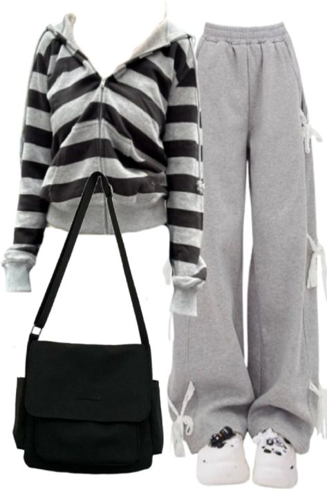 Zip Up Hoodie + Baggy Sweatpants + Large Canvas Satchel Bag Chairs And Side Table, Canvas Satchel, Baggy Sweatpants, Outfit Inspo Casual, Square Side Table, Cute Lazy Day Outfits, Lazy Day Outfits, Window Shopping, Bistro Set