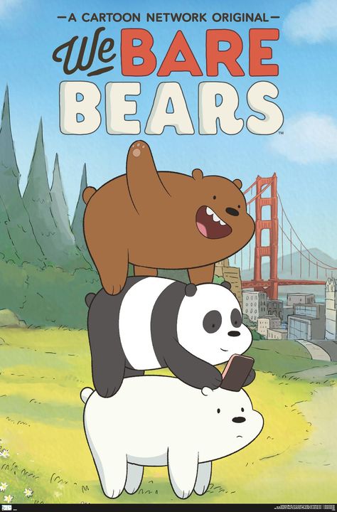 Gambar Lanskap, Cn Cartoon Network, We Bare Bears Wallpapers, Key Art, We Bear, Keys Art, Canvas Paintings For Sale, We Bare Bears, Bare Bears