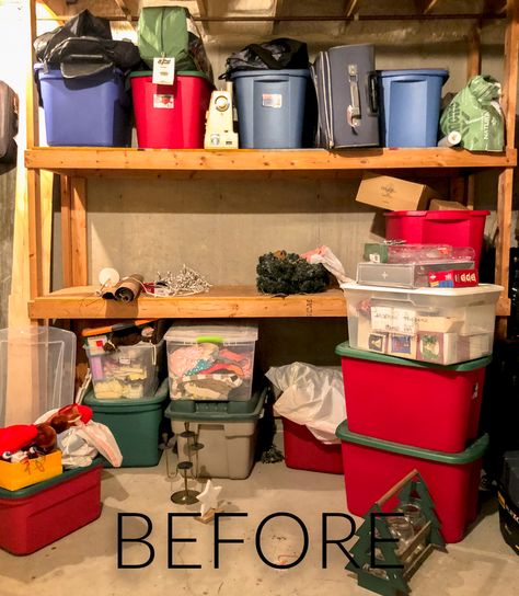 Learn 7 tips for how to get organized Christmas decoration storage so that next year is a cinch to decorate! Christmas storage ideas, made easy! #fromhousetohaven #christmasstorage #storageideas #decorstorage #christmasdecororganization Christmas Decor Storage, Organized Christmas Decorations, Christmas Light Storage, Organized Christmas, Dollar Store Christmas Decor, Christmas Decoration Storage, Christmas Ornament Storage, Ornament Storage Box, Decoration Storage