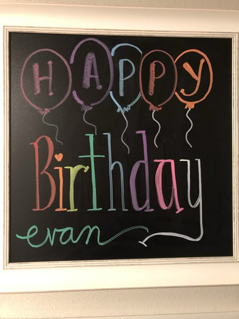 Happy 1st Birthday Chalkboard Art, Happy Birthday Black Board Ideas, Happy Birthday Sign Chalkboard, Happy Birthday Whiteboard Art, Whiteboard Birthday Ideas, Birthday Chalk Art Ideas, Happy Birthday Whiteboard Ideas, Happy Birthday Dry Erase Board Ideas, Happy Birthday Blackboard Ideas