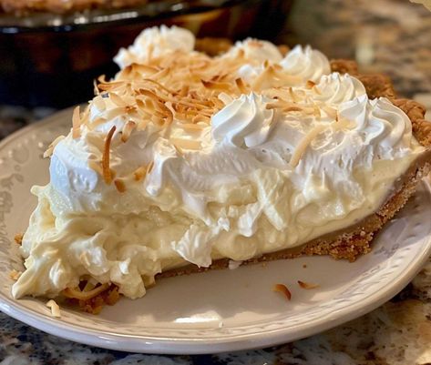 Great Grandma’s Coconut Cream Pie Cajun Ranch Sauce, Cowboy Baked Beans, Ritz Bits, Biscuit Cups, Peach Dump Cake, Mini Chicken Pot Pies, Cherry Ice Cream, Savoury Biscuits, Creamy Parmesan