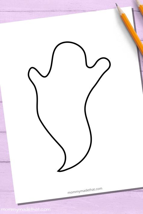 Free Printable Ghost Template (Lots to grab!) Ghost Patterns Printable, Ghost Templates Free Printable, Ghost Stencil Free Printable, Ghost Outline Template, Free Ghost Printables, Ghost Pattern Template, Ghost Template Free Printable, Halloween Templates Free Printable, Ghost Template