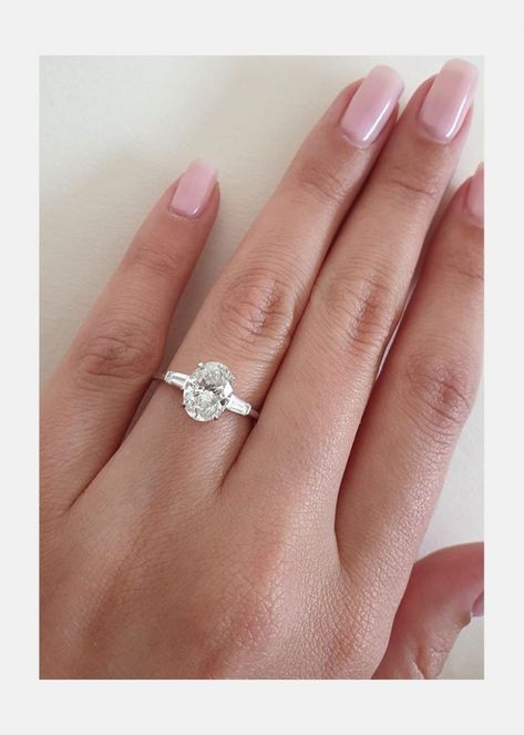 Radiant Cut Rings, 3 Stone Engagement Ring, Rings Oval, Ring Stacks, Timeless Ring, 3 Stone Engagement Rings, Types Of Diamonds, Bridal Ring Sets, Sparkle Jewelry