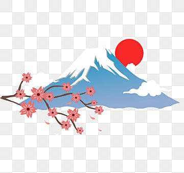 japan s mount fuji,red day illustrator,pink cherry blossom,blue mount fuji,beautiful scenery,white clouds,country view,mountain clipart,landscape clipart,japan clipart,landscape,cartoon mountains Diy Nature Decor, Japan Clipart, Cartoon Mountains, Gunung Fuji, Landscape Cartoon, Mountain Fuji, Cartoon Mountain, Mountain Clipart, View Mountain