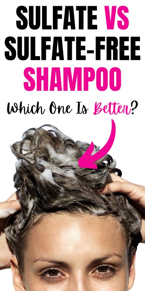 Discover the differences between sulfate and sulfate-free shampoos and how they can affect your curly hair. Learn how to choose the right shampoo for your hair type and how to incorporate it into your hair care routine for healthier, more manageable curls. Shampoo Without Sulfate, Sulphate Free Shampoo, 3a Hair, Hair Science, Hair Facts, Shampoo For Curly Hair, Hair Protein, Hair Regimen, Diy Hair Care