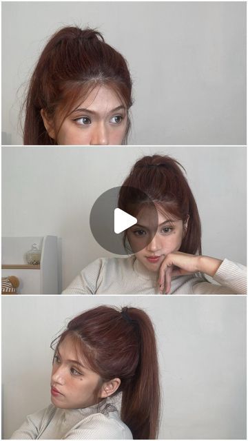 Short Pony Hairstyles, High Pony Updo Tutorial, High Ponies Hairstyles, Haircut For Ponytail, Pony Tailed Hairstyle Easy, High Pony Tailed Hairstyle, High Pony Updo, High Pony Hairstyles, High Ponytail Hack