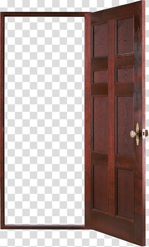 Door White Background, Opening Door Reference, Open Door Aesthetic, Open Door Drawing, Door Reference, Wooden Panel Doors, Window Png, Door Png, Frame Transparent Background