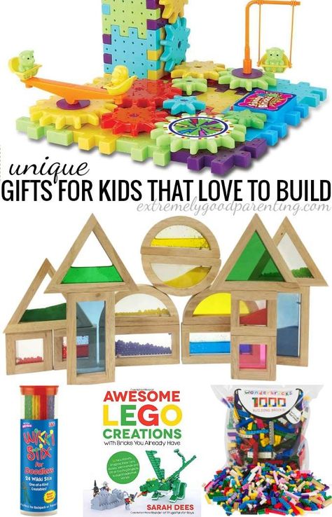 Unique Gift Guide, Building Toys For Kids, Unique Gifts For Kids, Engineering Gifts, Unique Toys, Toys For Kids, Craft Activities For Kids, Original Gift, Building Toys