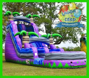 Beach Sunset Water Slide Rental - Laugh n Leap - Columbia, SC Jump House, Water Slide Rentals, Jumping Castle, Inflatable Obstacle Course, House Slide, Inflatable Bounce House, Inflatable Slide, Splash Pool, Outdoor Inflatables