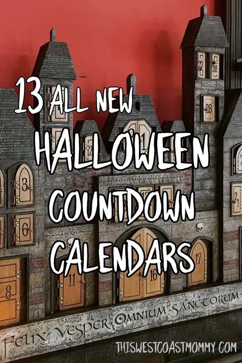 Halloween Countdown Diy, Halloween Countdown Calendar Diy, 13 Days Of Halloween, Halloween Calendar, Halloween Advent Calendar, Countdown To Halloween, Halloween Countdown Calendar, Mouse Drawing, Halloween Countdown