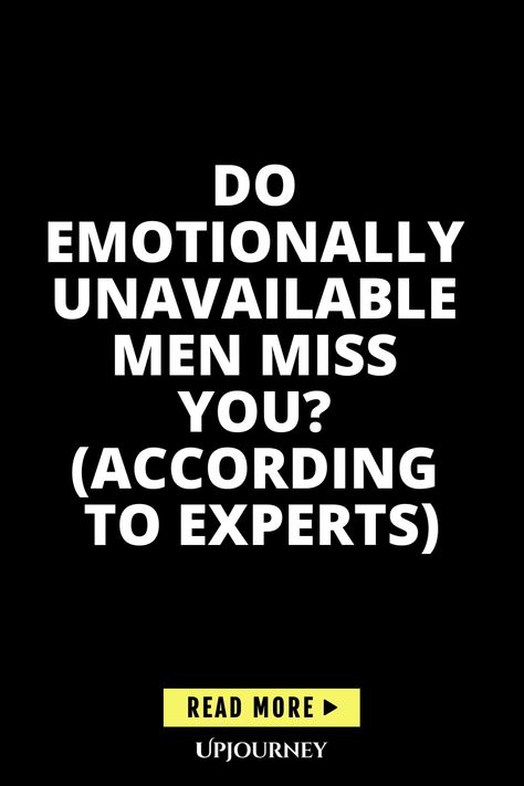 Discover the insights from experts on whether emotionally unavailable men miss you. Gain valuable knowledge to navigate relationships effectively and understand emotional dynamics. Learn more about this intriguing topic to empower yourself in your love life. Shutting Down Emotionally, Does He Miss Me, Emotionally Unavailable Men, Will Miss You, Emotionally Unavailable, Family Therapist, Marriage And Family Therapist, Empower Yourself, Relationship Issues