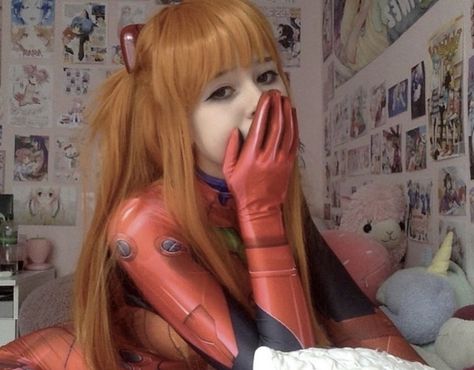 Asuka Cosplay, Akihabara Tokyo, Evangelion Cosplay, Latex Cosplay, Creepy Core, Asuka Langley Soryu, Avatar Picture, Neon Evangelion, Asuka Langley