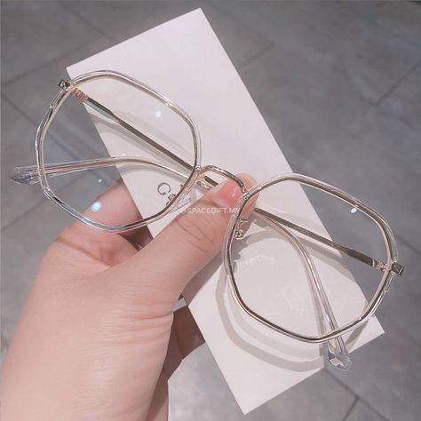 Computer Glasses Blue Light, Fancy Glasses Aesthetic, Cute Bluelight Glasses, Aesthetic Reading Glasses, Glasses To Get, Transparent Specs Frames Women, Cute Eye Glasses Frames, Cute Frames For Glasses, Transparent Glasses Aesthetic