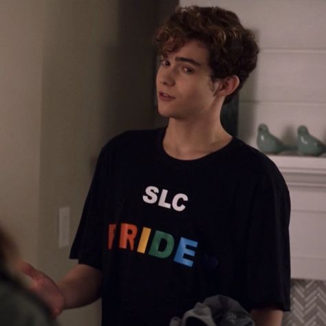 ricky bowen from high school musical the musical the series #hsmtmts in slc pride shirt Ricky Bowen, High School Musical Cast, High School Musical The Musical, Hsmtmts Cast, Sofia Wylie, Joshua Bassett, Hottest Male Celebrities, High School Musical, Fav Celebs