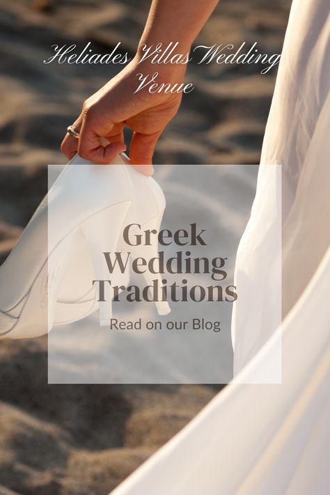 Greek Wedding Theme, Greek Wedding Traditions, Wedding Bed, Greek Villas, Private Wedding, Wedding Traditions, Villa Wedding, Wedding Rituals, Greece Wedding