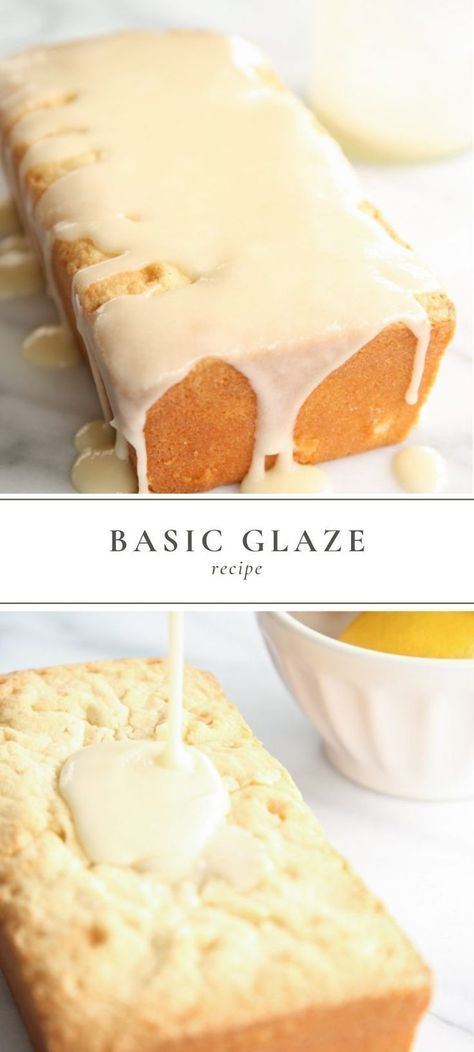 Bread Glaze Recipe, Glazed Icing Recipe, Easy Icing Recipe, Pound Cake Glaze, Cake Bundt, Easy Icing, Glaze Icing, Glaze For Cake, Julie Blanner