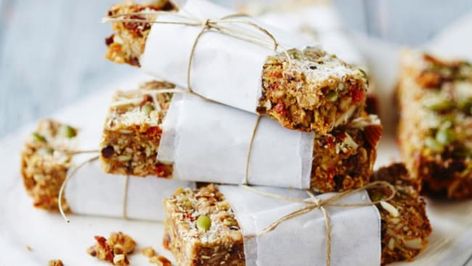 Nourish cookbook recipe from Lorna Jane Clarkson: Energy Bars Caramel Cashew, Danielle Walker, Energy Bars Recipe, Seed Bars, Against All Grain, Best Granola, Gluten Dairy Free, Square Cake Pans, Bliss Balls