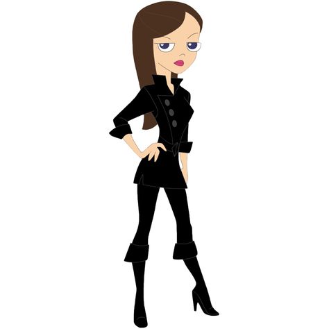 Vanessa Doofenshmirtz Costume 90s Cartoon Costumes, Ferb And Vanessa, Vanessa Doofenshmirtz, Brunette Goddess, 90s Cartoon Characters, Phineas E Ferb, Indie Outfits Aesthetic, Spy Girl, Cartoon Character Costume