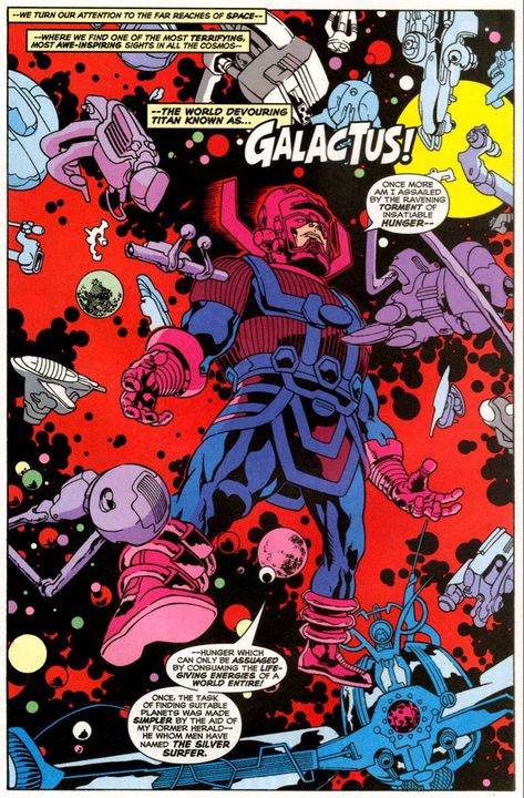 Galactus in Fantastic Four: The World’s Greatest Comics Magazine #10 | Art by Dave Ross, Greg Adams & Eric Stephenson Galactus Art, Galactus Marvel, Dragon Wallpaper Iphone, Dragon Wallpaper, Marvel Villains, Bd Comics, Marvel Comics Art, Silver Surfer, Comics Art