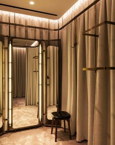 Retail Lighting Design, Retail Lighting, Vip Room, Fitting Room, Interior Design Concepts, Changing Room, Retail Interior, Dressing Room Design, Retail Space