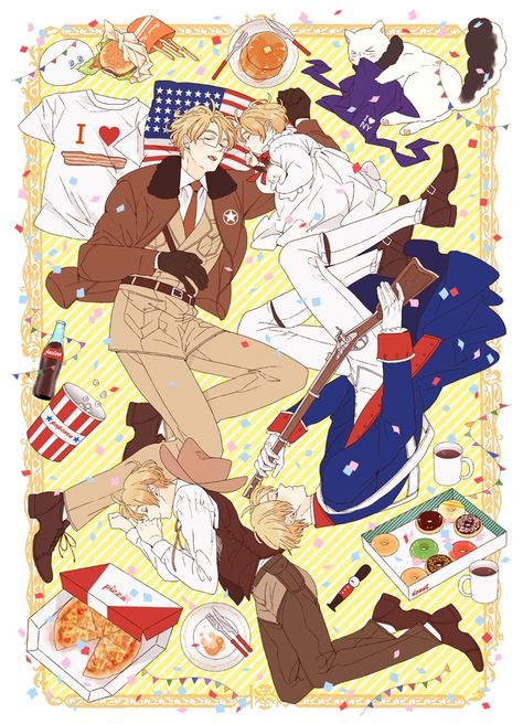 Alfred Jones, America Hetalia, Aph America, Hetalia America, Hetalia Anime, Hetalia Characters, Hetalia Fanart, Axis Powers, Circle Of Life