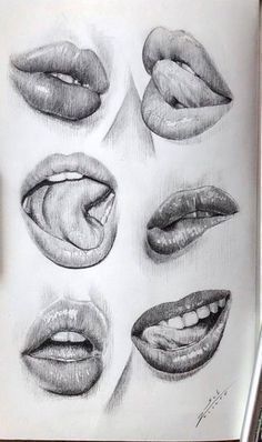 Learn how to draw hyper realistic drawings with step by step easy tutorials by sketch artist. Draw literally anything what you see. Follow for daily creative sketches ideas. Lips drawing poses ideas - How to draw lips step by step tutorial - Easy lip drawing art reference Lips Sketch, Lip Drawing, Mouth Drawing, Portraiture Drawing, Lips Drawing, 인물 드로잉, Guided Drawing, Art Drawings Sketches Creative, Beautiful Drawings