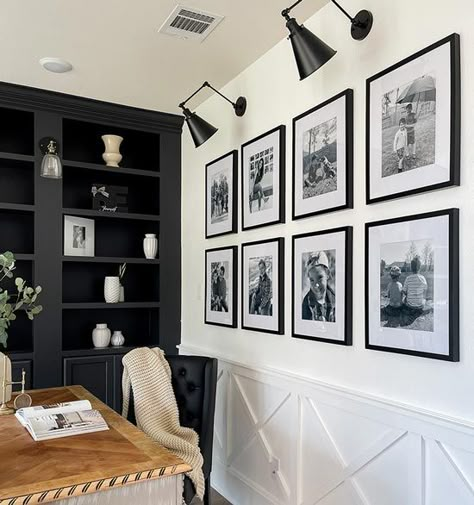 Frameology-Gallery-touchesofwoodlexi-Wythe-Black-Collection.jpg Large Wall Decor Ideas, Photo Gallery Wall, Inspo Wall, Picture Gallery Wall, Family Photo Wall, Photo Wall Gallery, Gallery Wall Living Room, Framed Pictures, Gallery Wall Frames