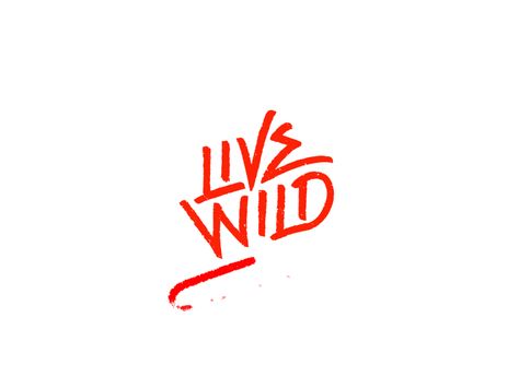 Logo animation for Live Wild clothing and apparel brand. Design by @Alex Coven   Instagram Van Logo, Clothes Logo, Wild Logo, Yoga Logo, Clothing Brand Logos, Animation Gif, Ideas Clothes, Design Fonts, E Boys