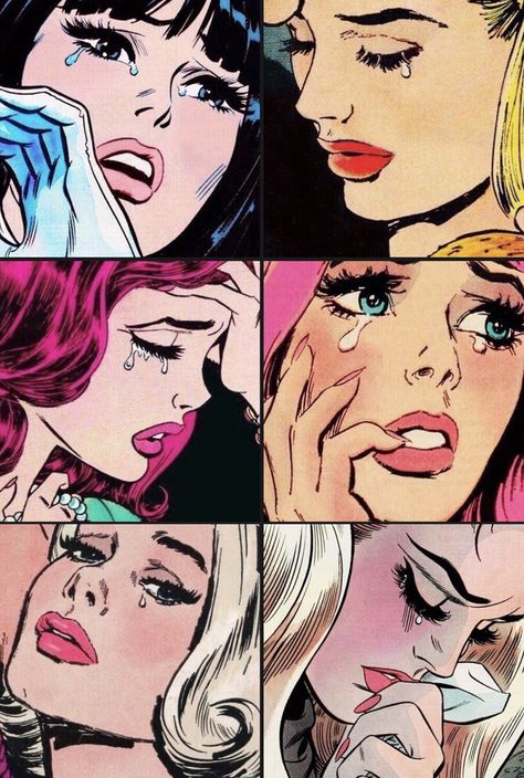 Roy Lichtenstein Makeup, Pop Art 2023, Vintage Comic Art Style, Retro Women Art, Pop Art Aesthetic Wallpaper, Pop Art Comic Retro, Vintage Comic Poster, Pop Art Eyes, Pop Star Aesthetic