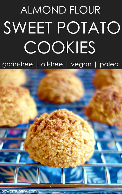 Potato Cookies, Sweet Potato Flour, Sweet Potato Cookies, Grain Free Cookies, Boiling Sweet Potatoes, Pumpkin Pie Spice Mix, Almond Flour Cookies, Baking With Almond Flour, Nourishing Traditions