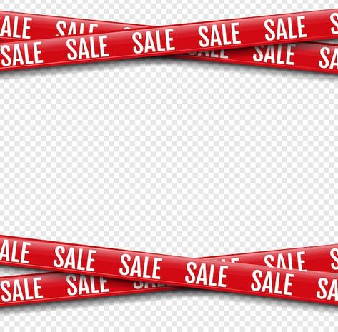 Red promotional sale ribbon transparent ... | Premium Vector #Freepik #vector #red-tape #red-ribbon #market #ribbon 25 Off Sale Poster, Sale Background Wallpaper, Clothing Sale Poster Design, Sale Poster Design Marketing, Discount Sale Design, Sale Poster Ideas, Promotion Design Ideas, Building Mockup, Ribbon Transparent Background