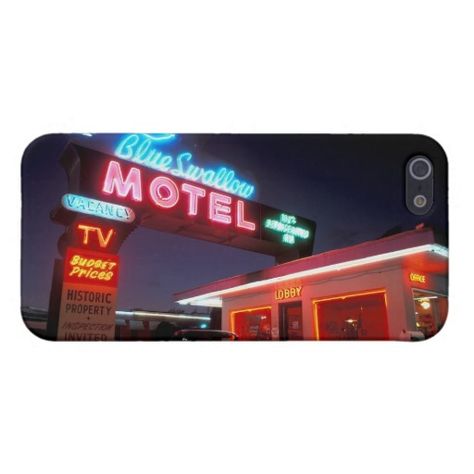 Route 66 Vintage Neon Signs iPhone 5/5s Case Blue Swallow Motel, Weather Tracking, Cadillac Convertible, Blue Swallow, Life On The Road, Vintage Neon Signs, New Mexico Usa, Custom Iphone Cases, Hotel Motel