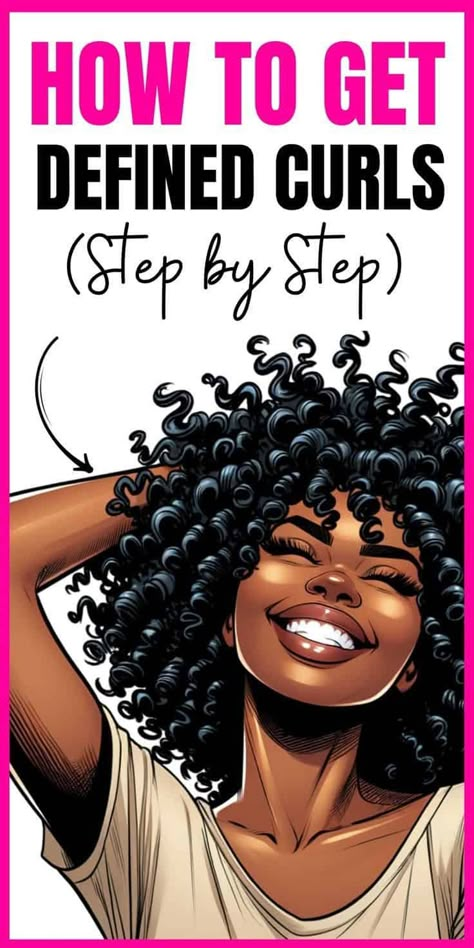 How To Get Defined Curls: A Step-by-Step Guide - The Mestiza Muse Best Defining Curl Products For Natural Hair, How To Natural Hair Styles Tutorials, How To Achieve Curls On Natural Hair, How To Curl Black Hair, How To Make Curls More Defined, Elongate Curls Natural Hair, How To Make My Curls More Defined, How To Curl Natural Hair Black Afro, How To Make Your Curls More Defined