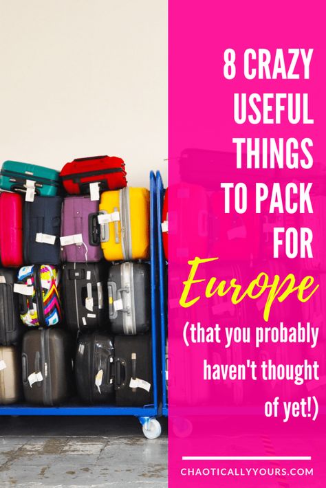 International Travel Essentials, Europe Travel Essentials, Things To Pack, Packing For Europe, Trip To Europe, Useful Things, Travel Necessities, Amazon Travel, Travel Essentials List