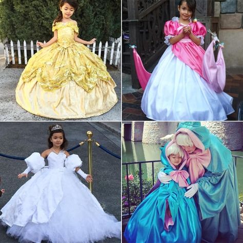 Image Elegant Ballgown, Princess Dress Patterns, Princess Costume Kids, Rosette Trim, Disney Princess Dresses, Princess Costume, Princess Dresses, Girl Princess Dress, Disney Dresses