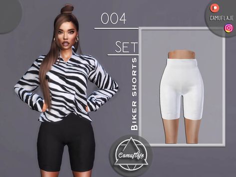 Toddler Hair Sims 4, Sporty Set, Sims 4 Studio, Female Biker, Sims 4 Game Mods, Casas The Sims 4, Female Shorts, Sims 4 Collections, Best Sims