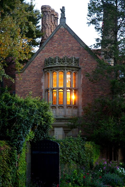 Meadowbrook Hall (Rochester, MI) Detroit Homes, Rochester Hills Michigan, English Tudor Homes, Autobiography Writing, Tudor Homes, Revival Architecture, Enchanted Evening, English Tudor, Fall Break