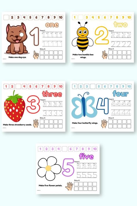 These free printable play dough number mats 1-10 are a no-prep fine motor and counting activity for preschoolers and kindergartners! Grab your free printable counting mats here. Preschool Packets Free Printable, Counting 1 To 10 Activities, Math Game Preschool, Number 2 Worksheets Preschool Free Printable, Number Mats 1-10 Free Printable, Play Dough Number Mats Free Printable, Numbers 1-10 Activities, Number 1-10 Activities For Preschool, Count And Color Worksheets Free