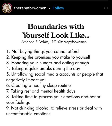 Boundaries With Yourself, Creating Boundaries, How To Be Single, Mental Health Day, Emotional Awareness, Healthy Sleep, Keep It Real, Mental And Emotional Health, Self Care Activities